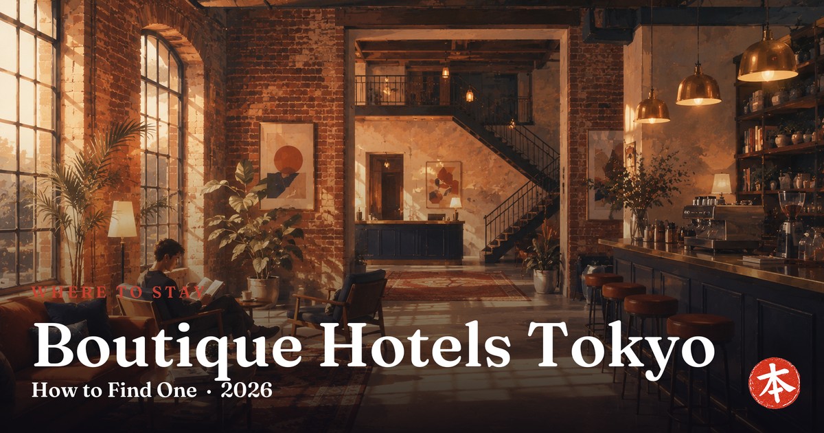 Boutique Hotels Tokyo — Honto Japan