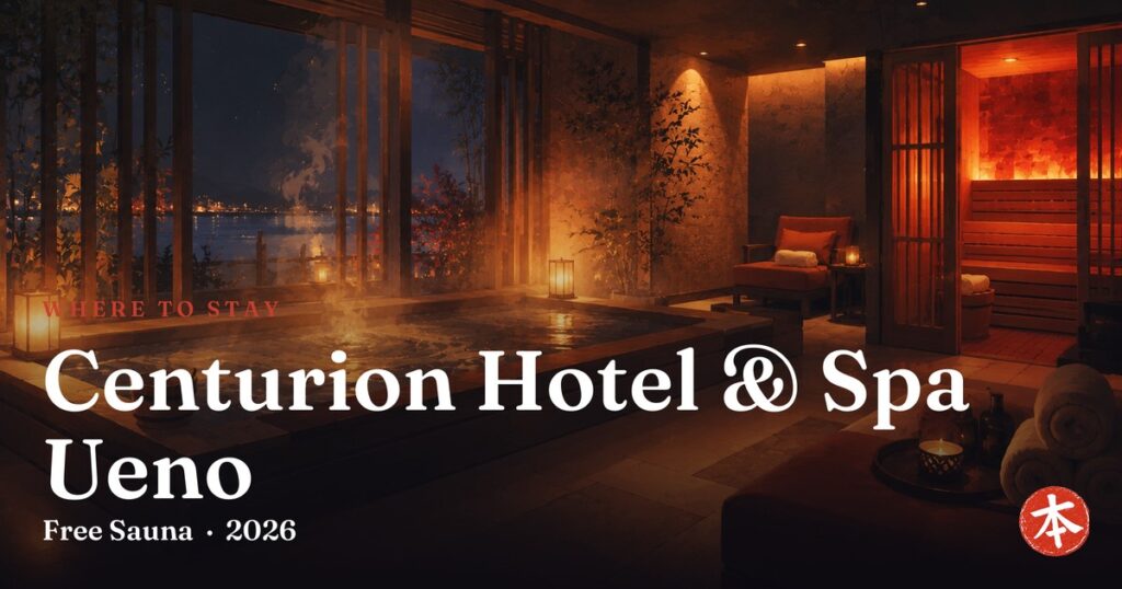 Centurion Hotel & Spa Ueno — Honto Japan