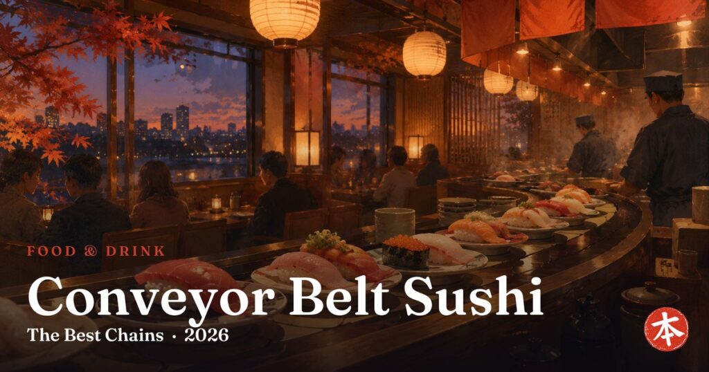 Conveyor Belt Sushi — Honto Japan