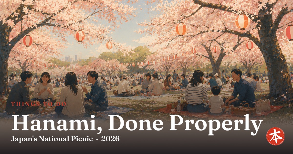 Hanami, Done Properly — Honto Japan