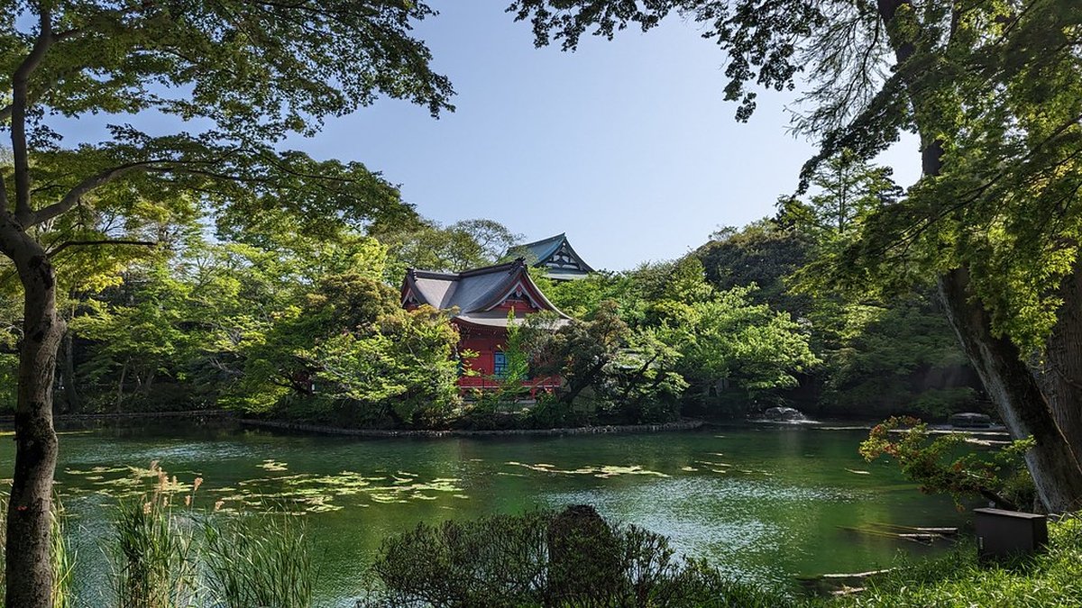 Inokashira Park in Kichijoji, next door to the Ghibli Museum