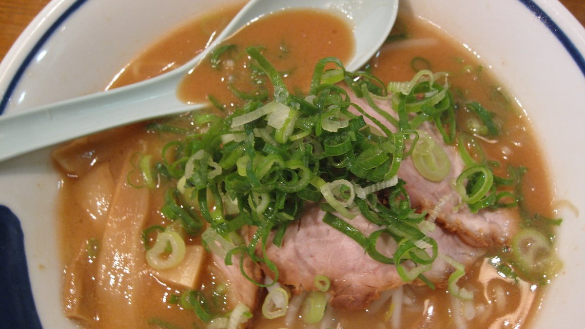 A bowl of miso ramen