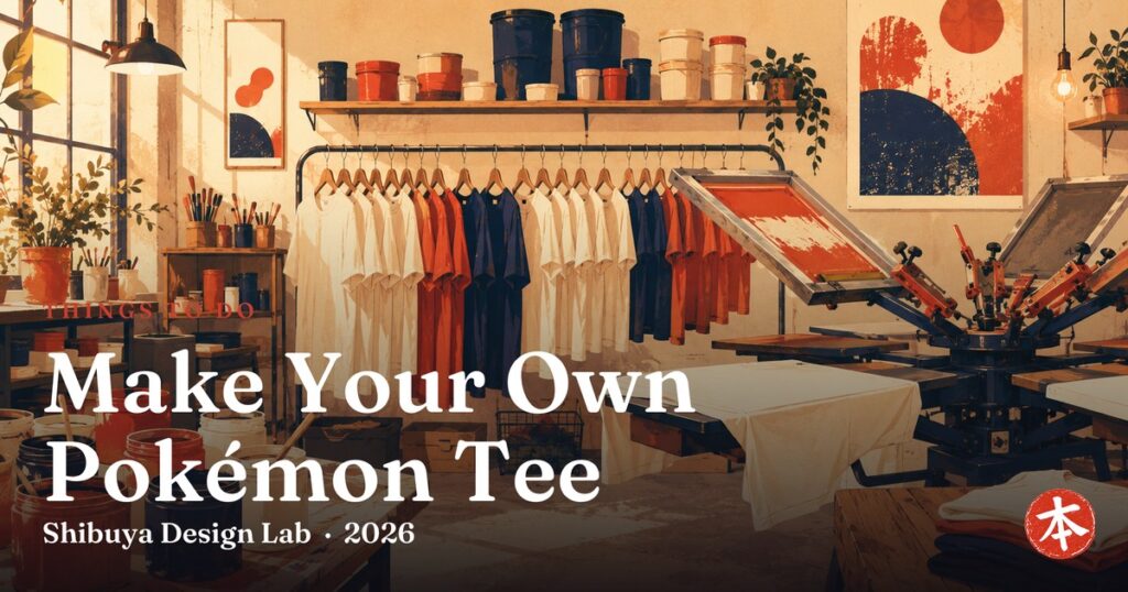 Make Your Own Pokémon Tee — Honto Japan