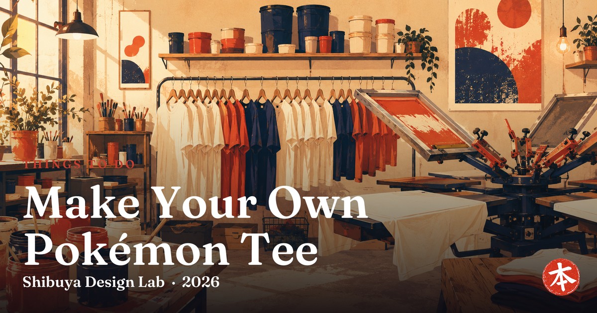 Make Your Own Pokémon Tee — Honto Japan