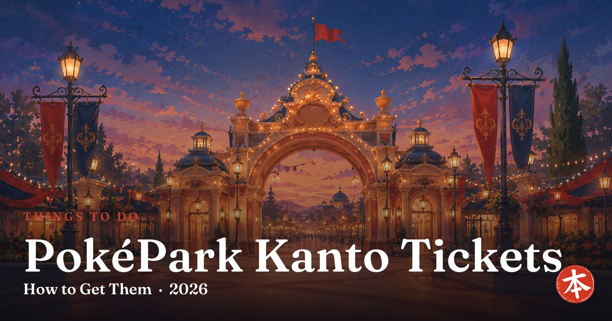 PokéPark Kanto Tickets — Honto Japan