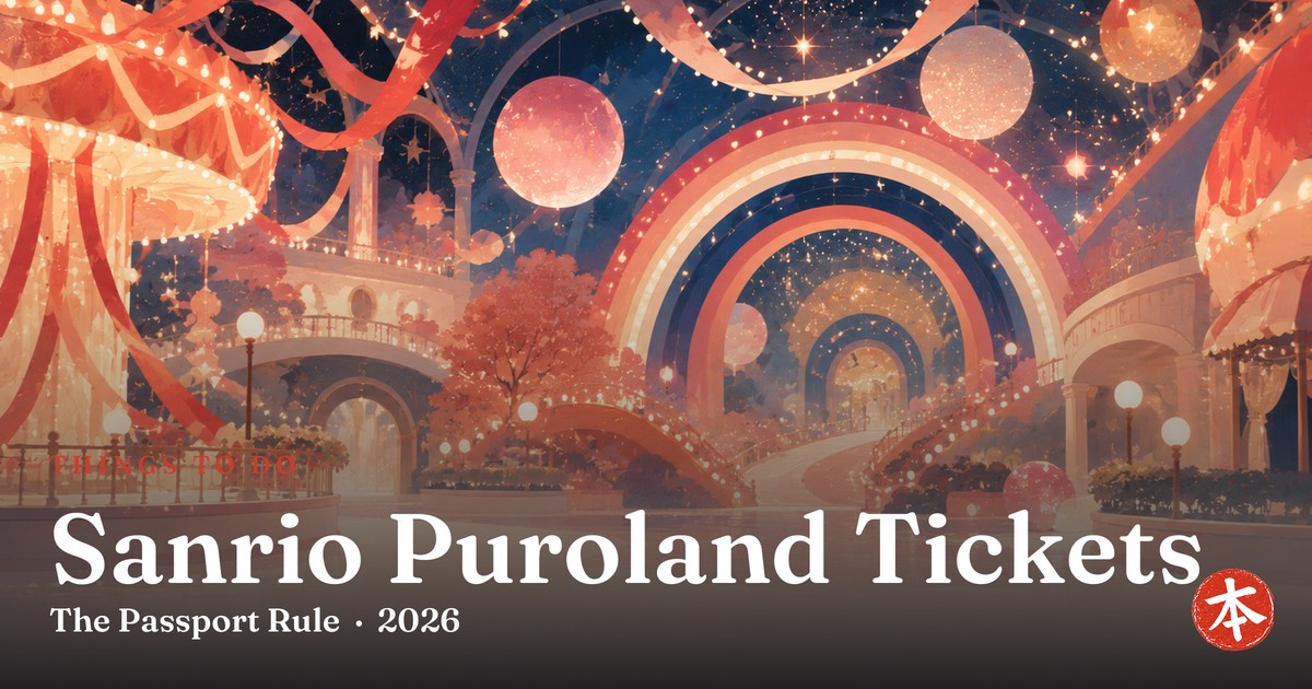 Sanrio Puroland Tickets — Honto Japan