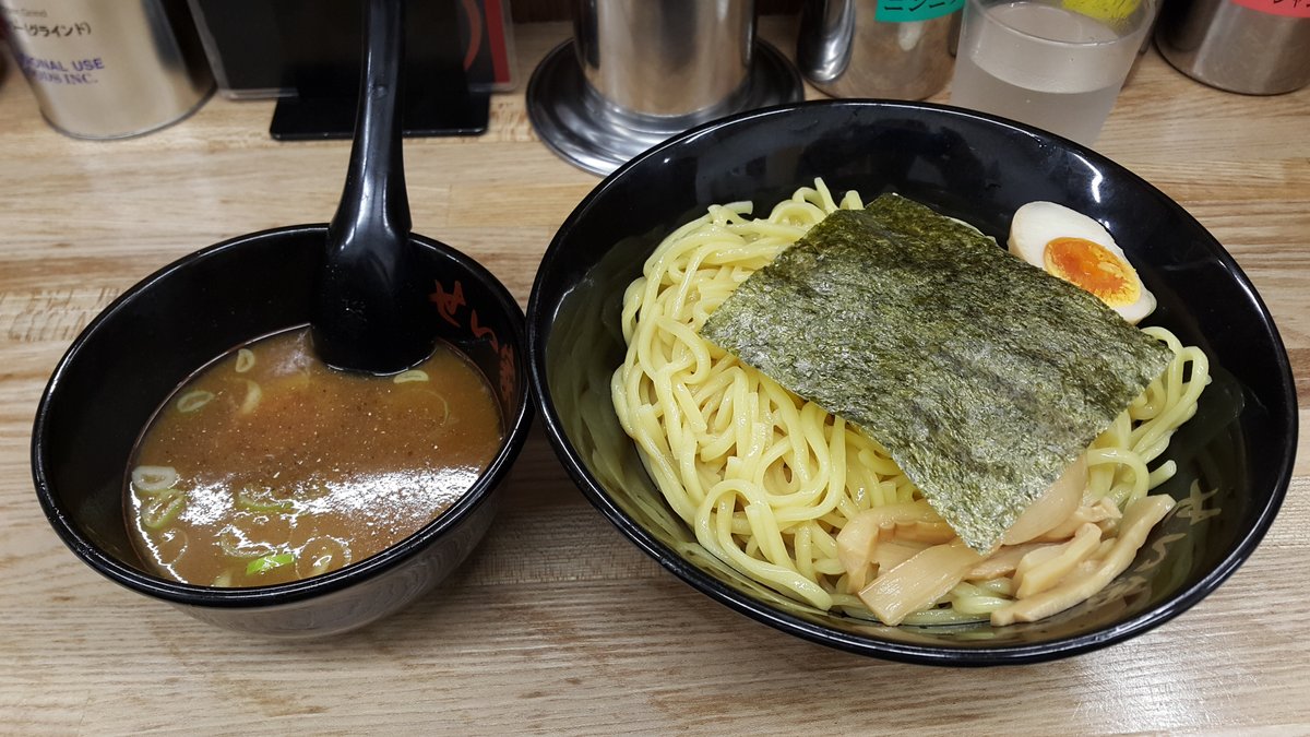 Tsukemen — noodles and dipping soup served separately