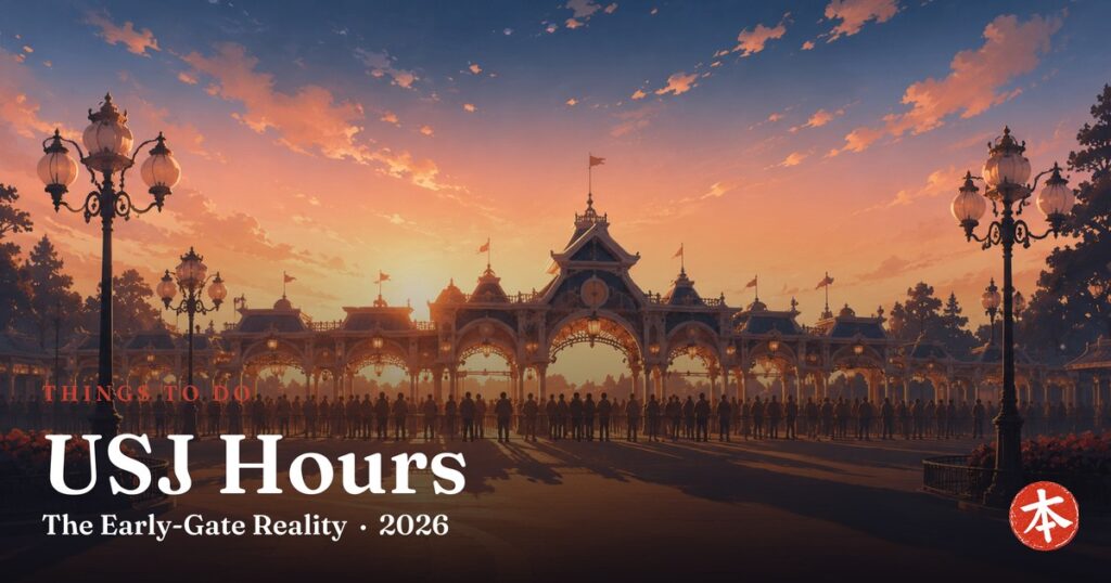 USJ Hours — Honto Japan