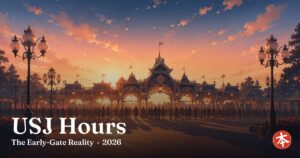 USJ Hours — Honto Japan