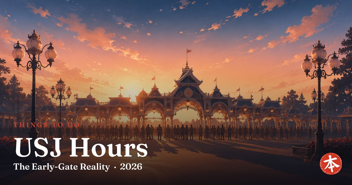 USJ Hours — Honto Japan