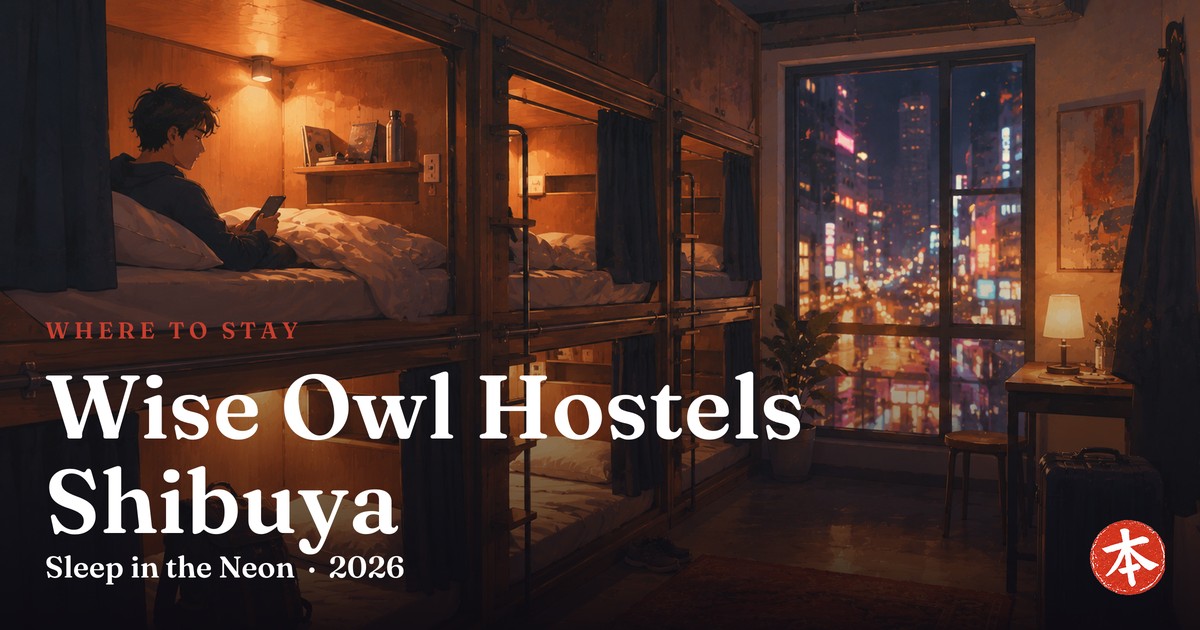 Wise Owl Hostels Shibuya — Honto Japan