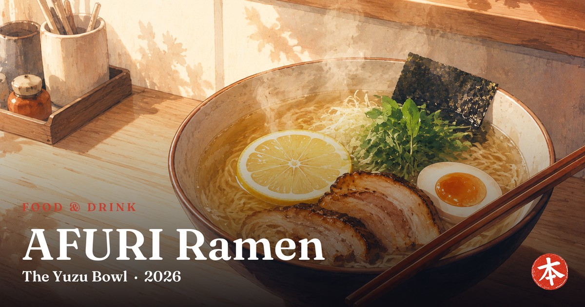 AFURI Ramen — Honto Japan