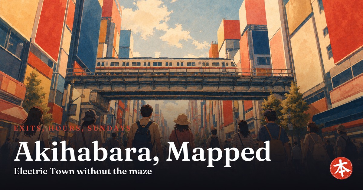 Akihabara, Mapped — Honto Japan
