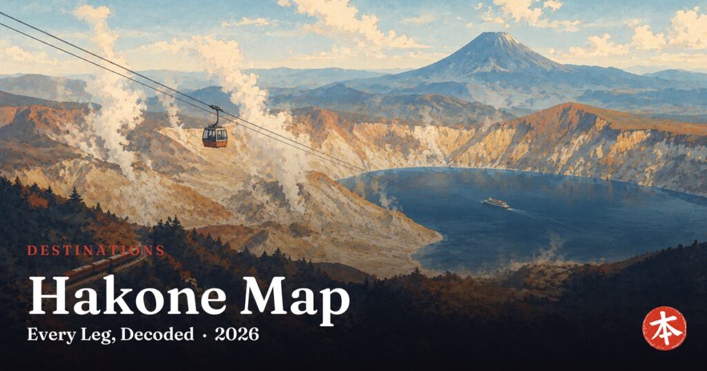 Hakone Map — Honto Japan