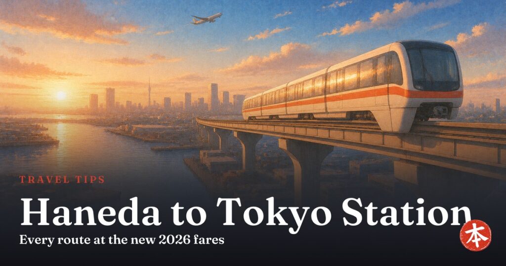 Haneda to Tokyo Station — Honto Japan