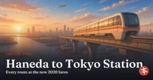 Haneda to Tokyo Station — Honto Japan