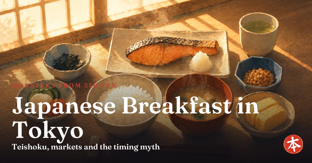 Japanese Breakfast in Tokyo — Honto Japan