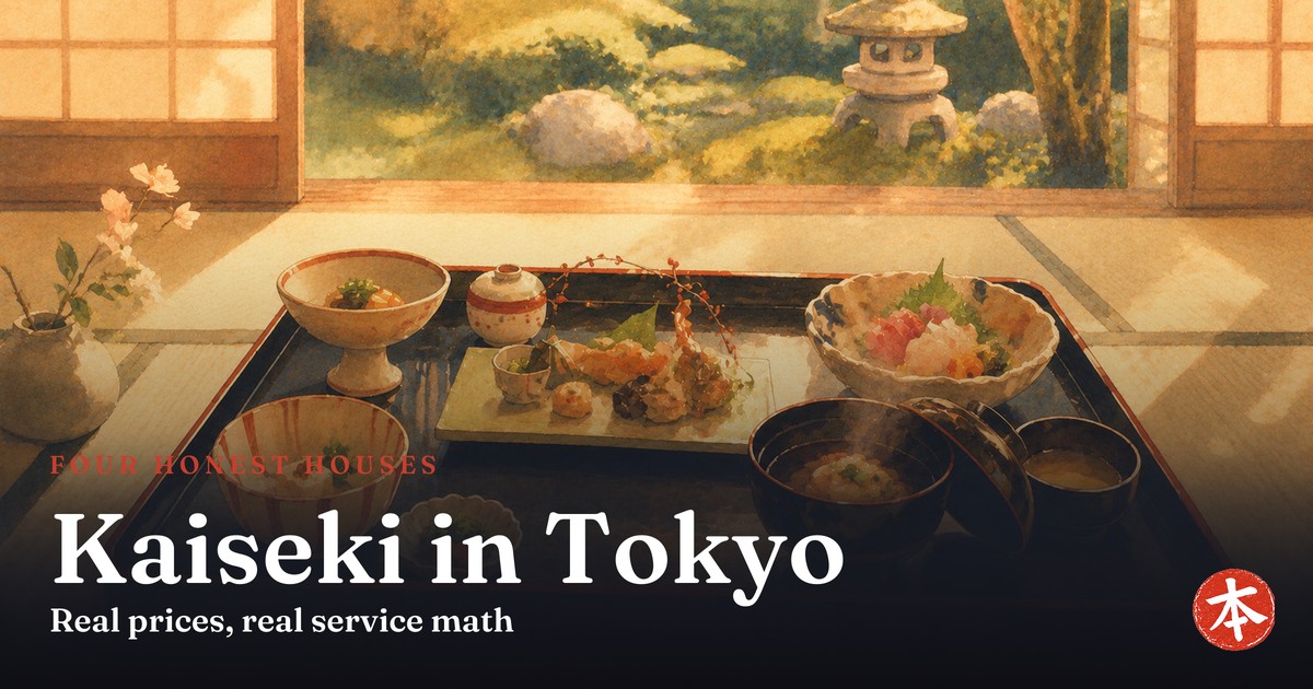 Kaiseki in Tokyo — Honto Japan