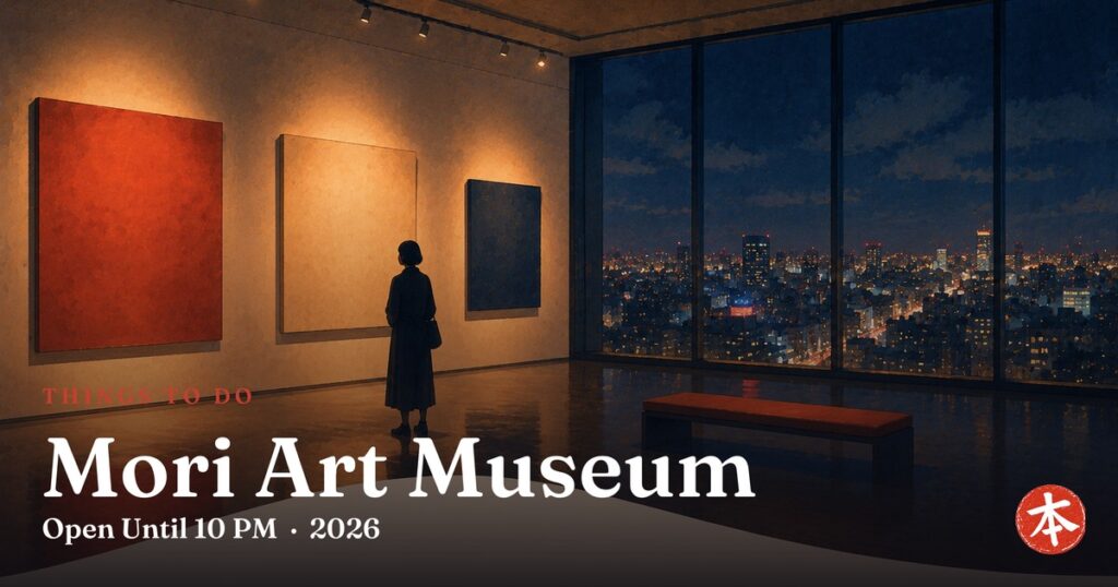 Mori Art Museum — Honto Japan
