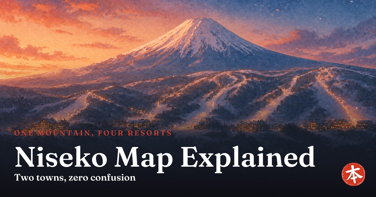 Niseko Map Explained — Honto Japan