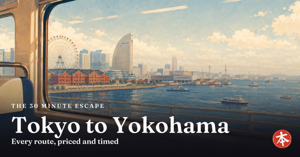 Tokyo to Yokohama — Honto Japan