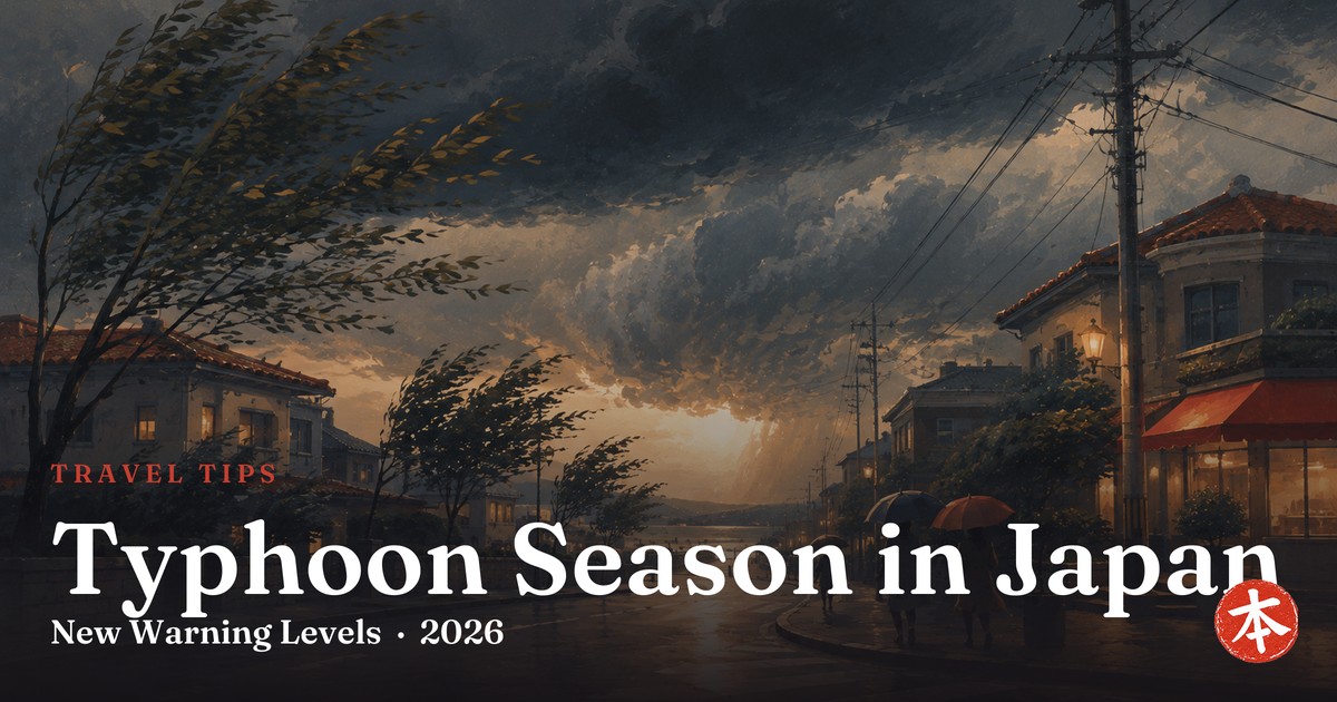 Typhoon Season in Japan — Honto Japan