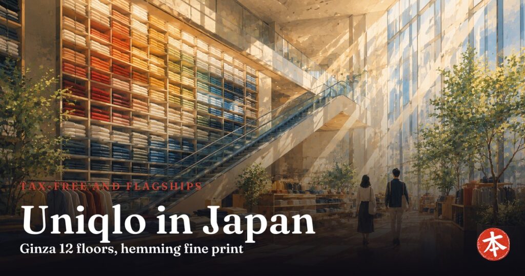 Uniqlo in Japan — Honto Japan