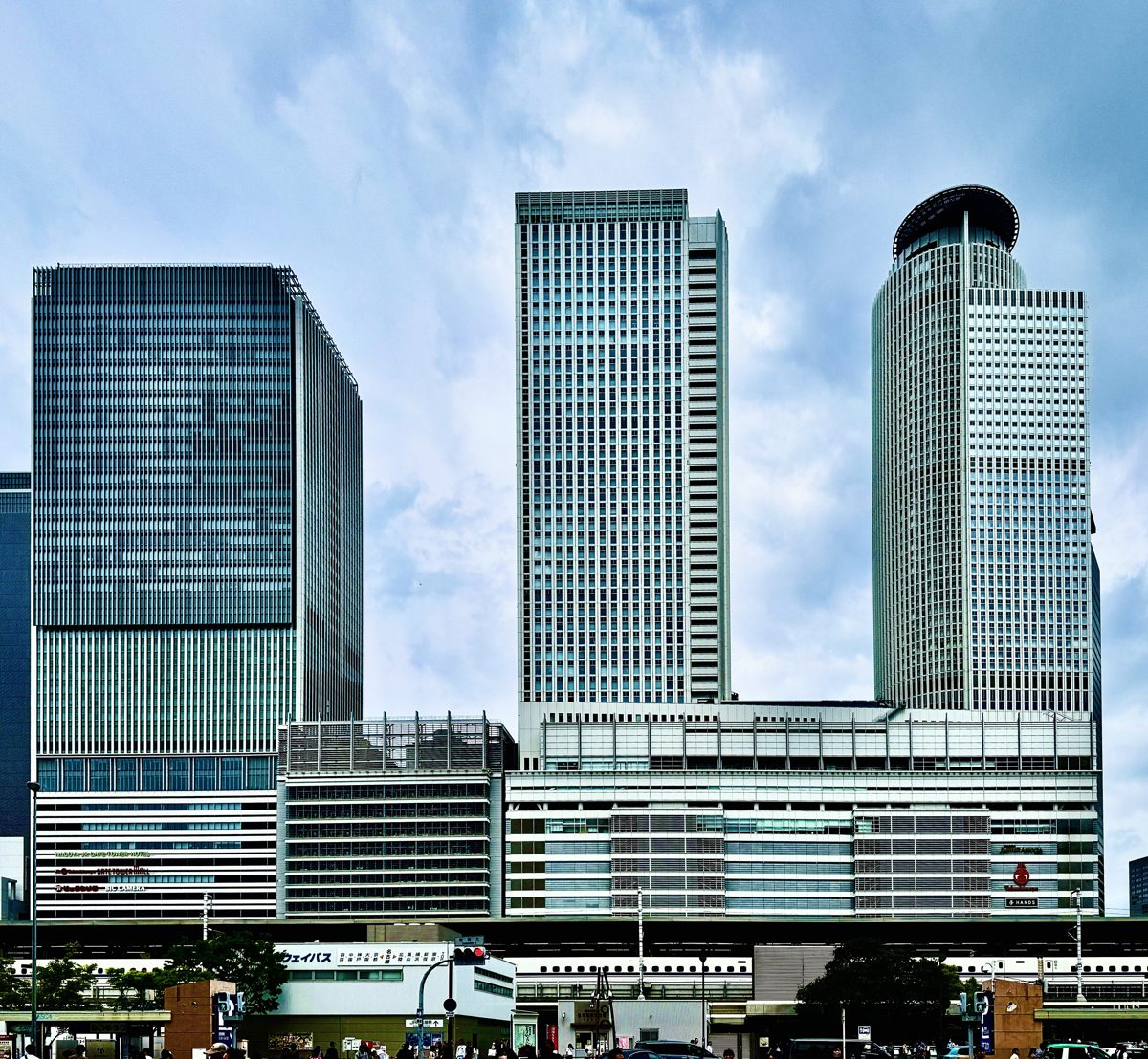 The JR Central Towers and JR Gate Tower above Nagoya Station