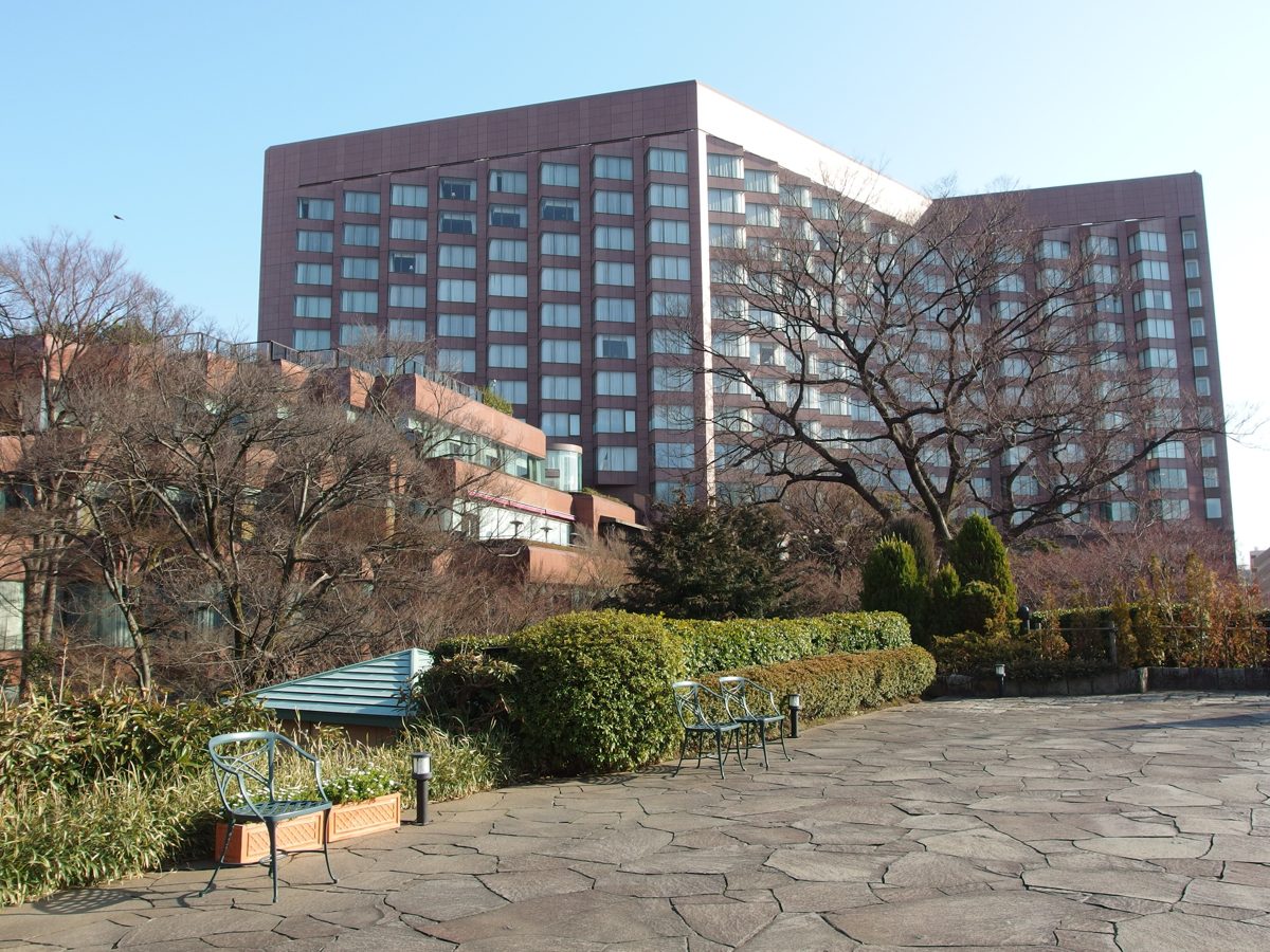 Hotel Chinzanso Tokyo seen from its garden