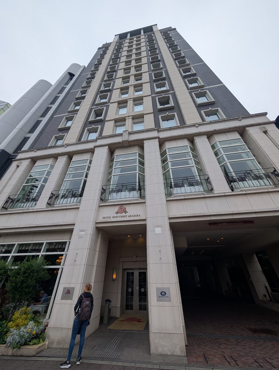 Hotel Monterey Akasaka building in Tokyo