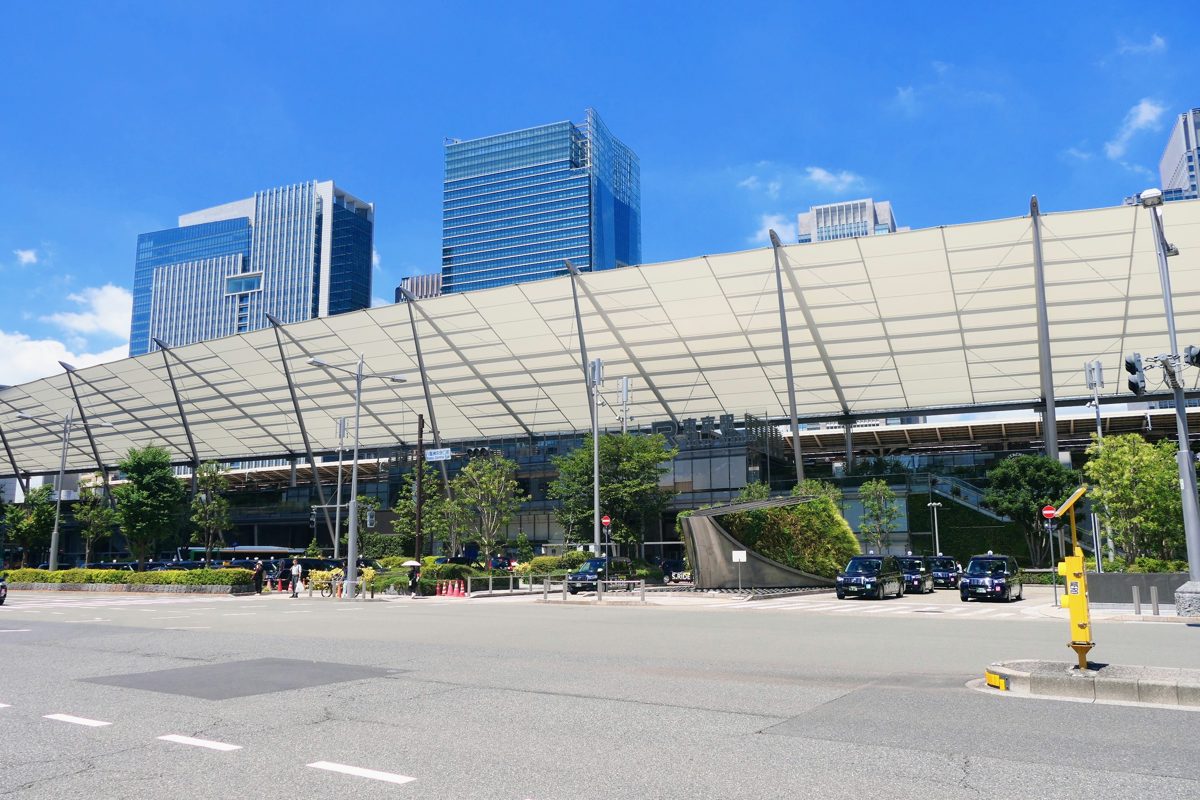 The Granroof canopy over the Yaesu entrance of Tokyo Station