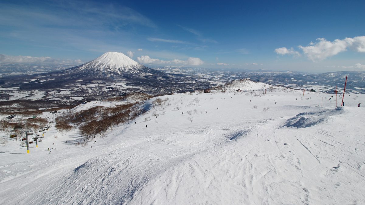 Mount Yotei seen from the Niseko Annupuri slopes