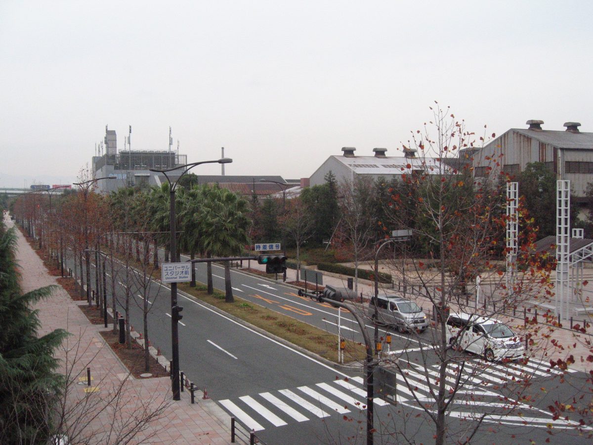 The road leading to Universal Studios Japan