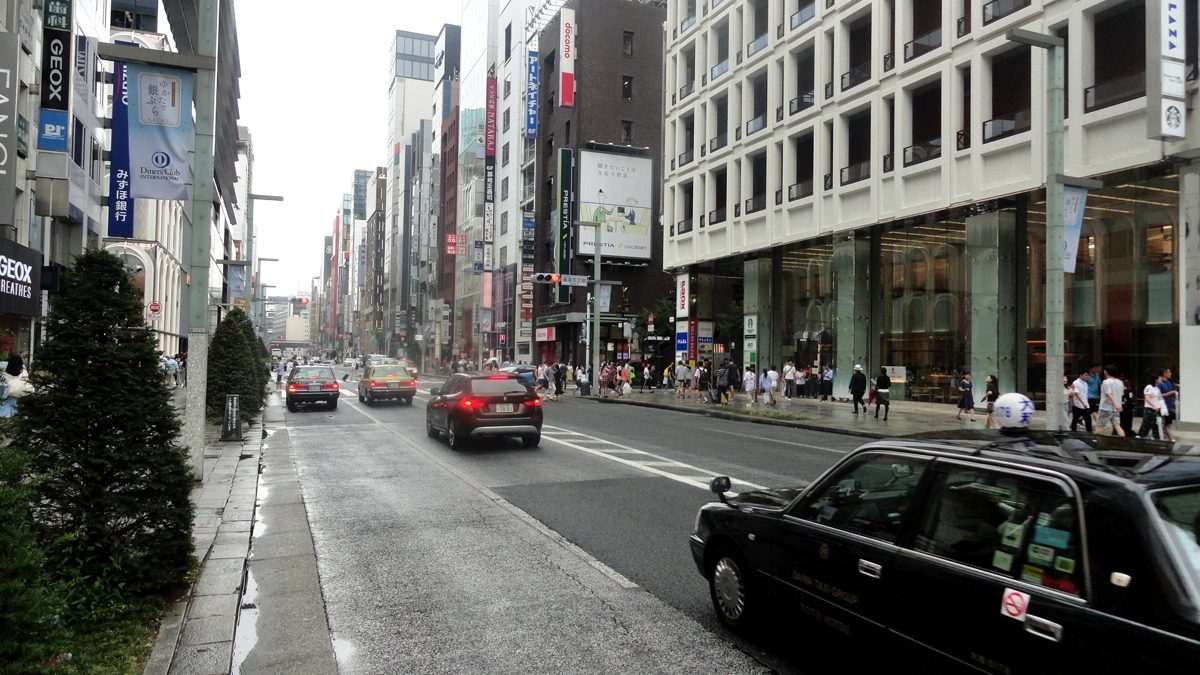 Chuo-dori in Ginza, Tokyo