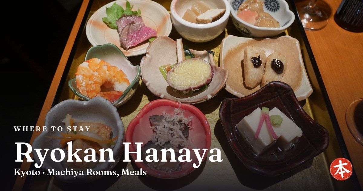 Ryokan Hanaya Kyoto · Machiya Rooms, Meals